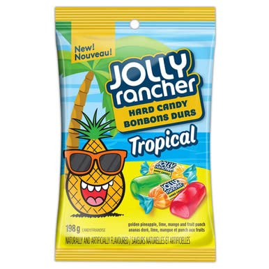 JOLLY RANCHER Tropical Hard Candy, 198g/7oz (Shipped from Canada)