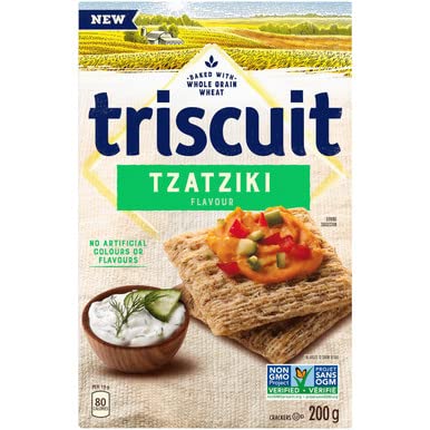 Triscuit Crackers Tzatziki Flavour 200g/7.1oz (Shipped from Canada)