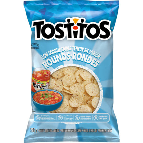 Tostitos Low Sodium Rounds Tortilla Chips 295g/10.4oz (Shipped from Canada)