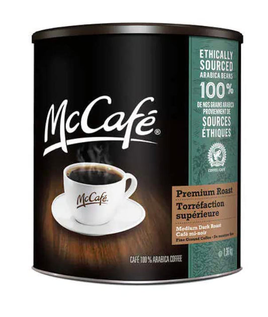 McCafe Medium Dark Premium Roast Ground Coffee, 1.36kg/47.9oz (Shipped from Canada)