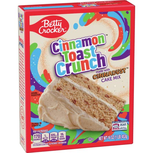 Betty Crocker Cinnamon Toast Crunch Cake Mix 453g/15.9oz (Shipped from Canada)