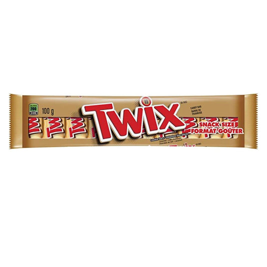 Twix Caramel Cookie Chocolate Candy Bar, 10 Count, 100g/3.5oz (Shipped from Canada)