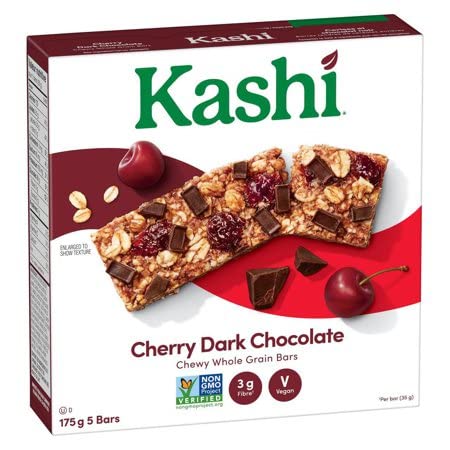 Kashi Cherry Dark Chocolate Whole Grain Granola Bars, 175g/6.1oz (Shipped from Canada)