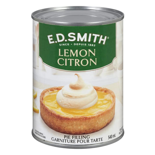 E.D. Smith Lemon Pie Filling 540ml/18.2fl.oz (Shipped from Canada)