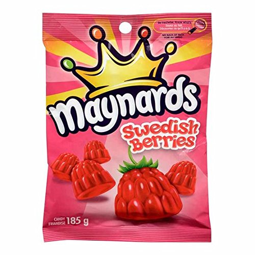 Maynards Swedish Berries Gummie Candy 185g/6.5oz (Shipped from Canada)