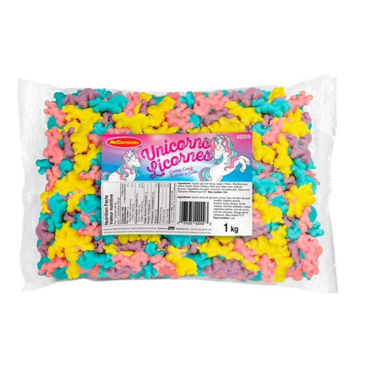 McCormicks, Unicorns Gummy Candy Bulk Size 1kg/35.3oz (Shipped from Canada)