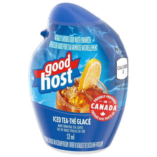 Good Host Iced Tea Liquid Water Enhancer 52 ml/1.8 fl. oz. (Shipped from Canada)