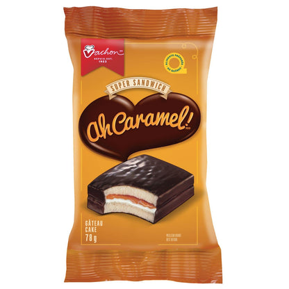 Vachon Ah Caramel SUPER SIZE Snack Cakes 468g/16.5oz (Shipped from Canada)