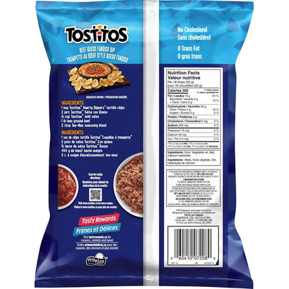 Tostitos Hearty Dippers Tortilla Chips back cover