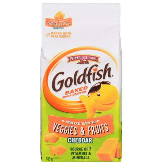 Goldfish Veggies and Fruits Crackers 180g/6.3oz (Shipped from Canada)
