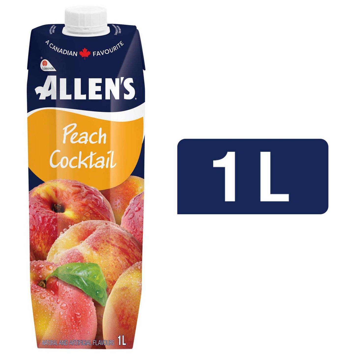 Allens Peach Cocktail Juice 1L/33.8fl.oz (Shipped from Canada)