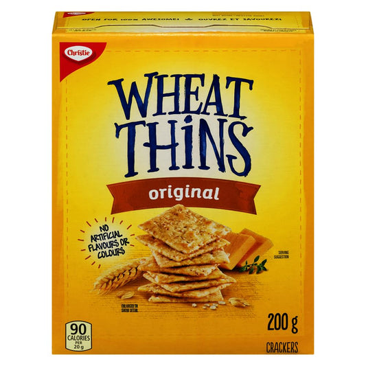 Wheat Thins Original Crackers 200g/7oz (Shipped from Canada)
