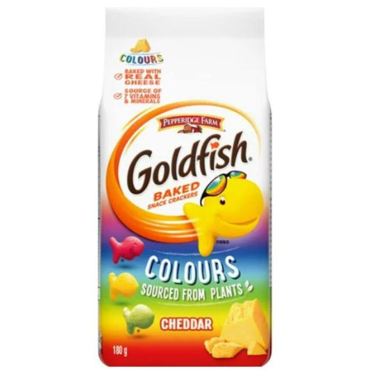 Goldfish Colours Crackers 180g/6.3oz (Shipped from Canada)