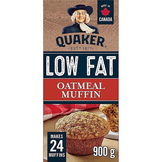 Quaker Muffin Mix Low Fat Oatmeal, 900g/31.7oz (Shipped from Canada)
