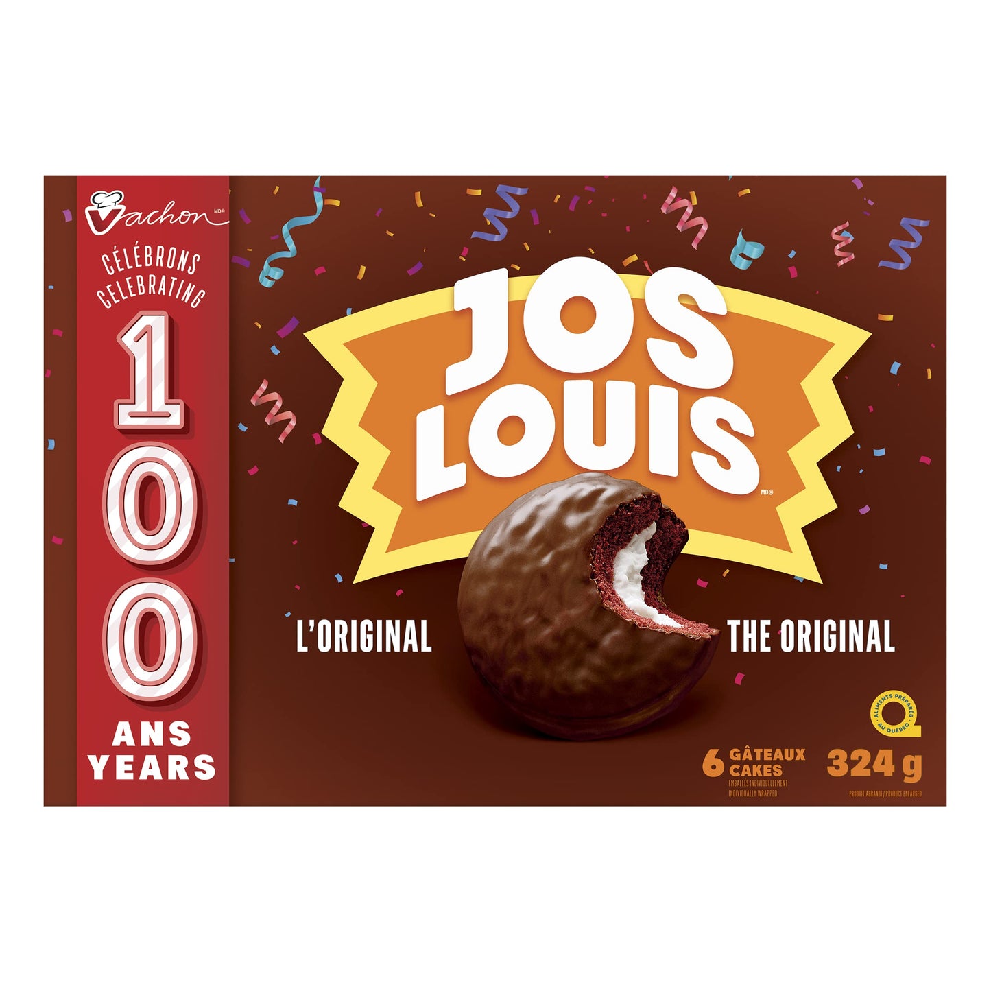 Vachon Jos Louis the Original Snack Cakes, 324g/11.4oz (Shipped from Canada)