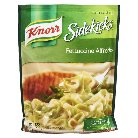 Knorr Sidekicks Fettucine Alfredo Pasta Side Dish 133g/4.69oz (Shipped from Canada)