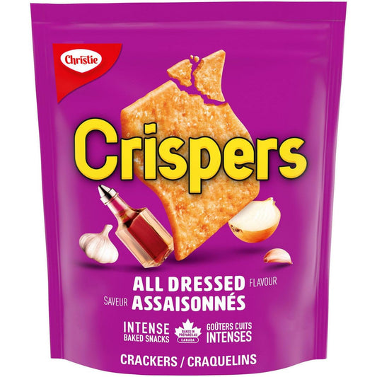 Christie Crispers All Dressed Crackers 145g/5.1oz (Shipped from Canada)