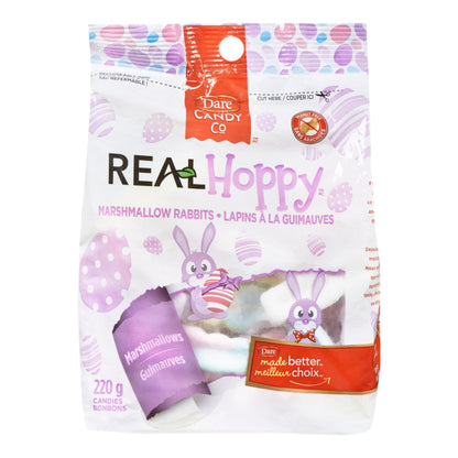 Dare Easter Marshmallow Rabbits Real Hoppy Candy, 220g/7.7oz (Shipped from Canada)