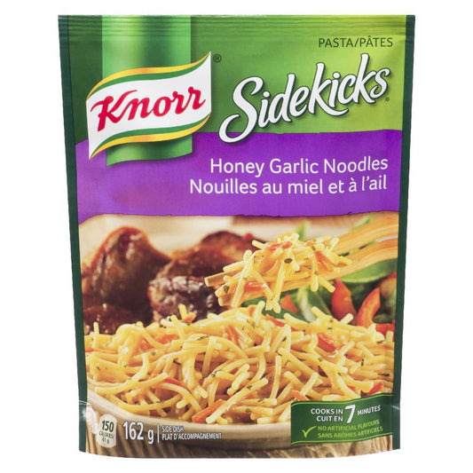 Knorr Sidekicks Honey Garlic Noodles, 162g/5.7oz (Shipped from Canada)