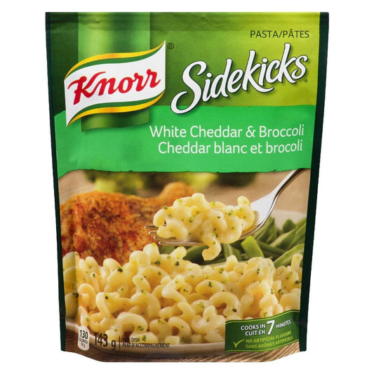 Knorr Sidekicks White Cheddar And Broccoli Pasta 143g/5.04oz (Shipped from Canada)