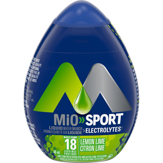 MiO Sport Lemon Lime Liquid Water Enhancer, 48ml/1.6oz (Shipped from Canada)