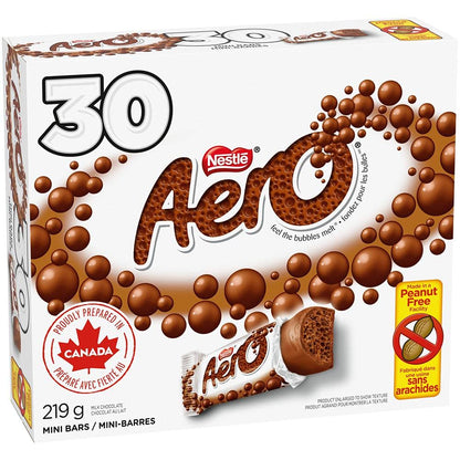 Aero Milk Chocolate Mini Bars 30 packs of
