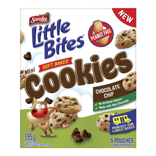 Sara Lee Little Bites Chocolate Chip Cookies 195g/6.8oz (Shipped from Canada)
