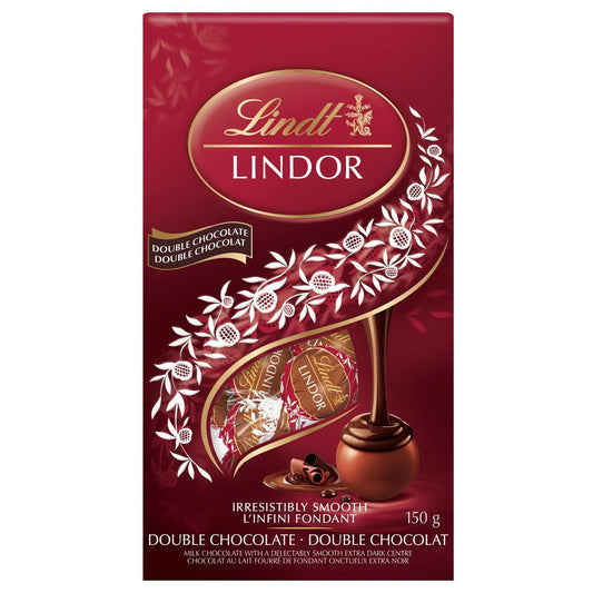 Lindor Double Chocolate Truffles, 150g/5.2oz (Shipped from Canada)