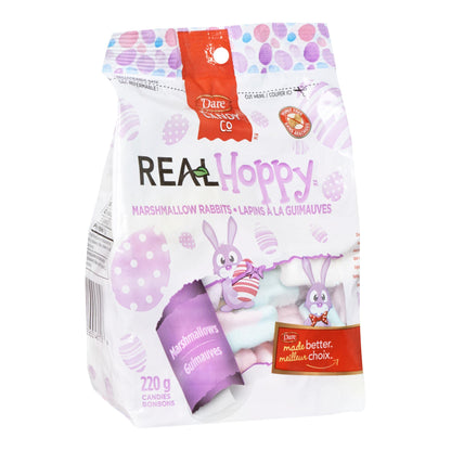 Dare Easter Marshmallow Rabbits Real Hoppy Candy, 220g/7.7oz (Shipped from Canada)