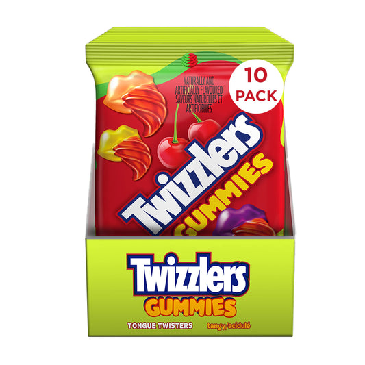 Twizzlers Gummies Tangy Tongue Twisters Candy 182g/6.4oz (Shipped from Canada)