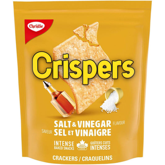 Christie Crispers Salt & Vinegar Crackers 145g/5.1oz (Shipped from Canada)