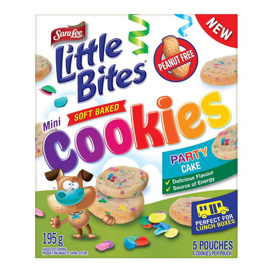 Sara Lee Little Bites Party Cookies 195g/6.8oz (Shipped from Canada)