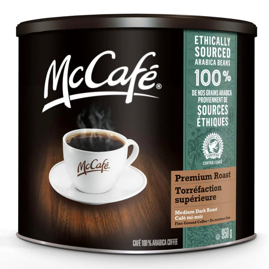 McCafe Premium Roast Ground Coffee, 950g/33.5oz (Shipped from Canada)