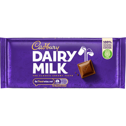 Cadbury Dairy Milk 100g/3.52oz (Shipped from Canada)