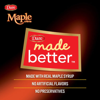 Dare Ultimate Maple Leaf Creme Cookies 300g/10.58oz (Shipped from Canada)