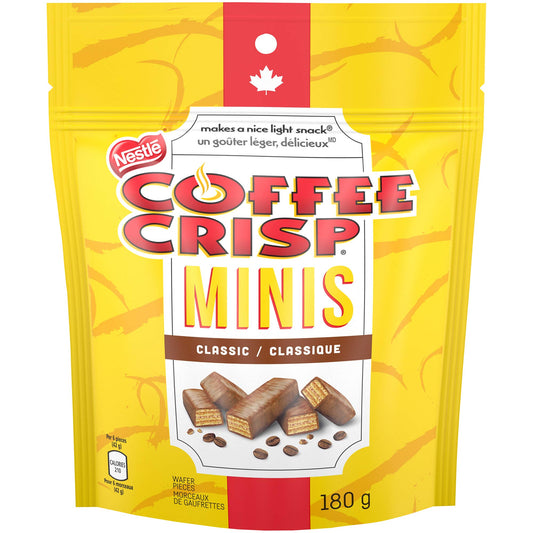 Coffee Crisp Nestle Minis 180g/6.3oz (Shipped from Canada)