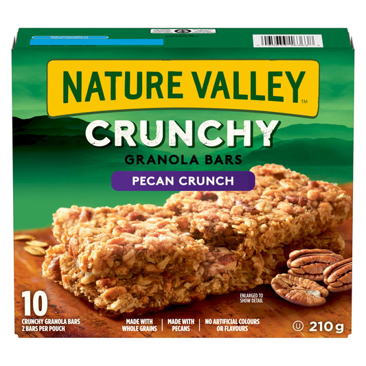 Nature Valley Crunchy Pecan Crunch Granola Bars, 210g/7.4oz (Shipped from Canada)