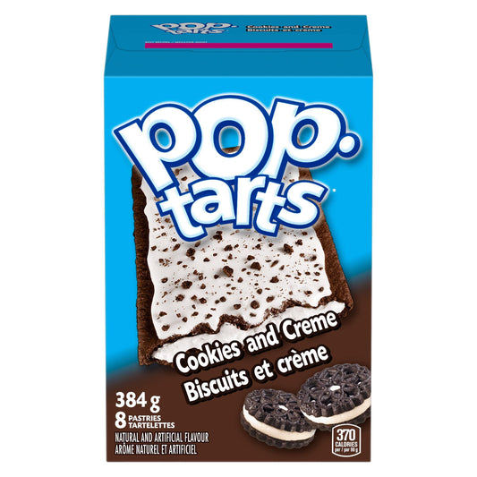 Pop Tarts Cookies & Creme Toaster Pastries 384g/13.5oz (Shipped from Canada)