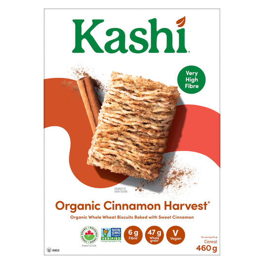 Kashi Go Organic Cinnamon Harvest Cereal, 460g/16.22oz (Shipped from Canada)