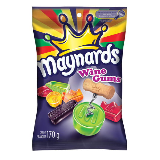 Maynards Wine Gums Candy, 170g/6oz, Imported from Canada}