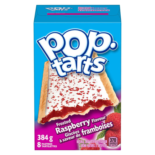 Pop Tarts Frosted Raspberry Toaster Pastries 384g/13.5oz (Shipped from Canada)