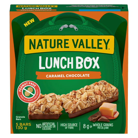 Nature Valley Lunch Box Caramel Chocolate Granola Bars, 130g/4.5oz (Shipped from Canada)