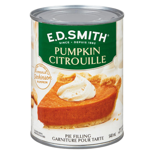E.D. Smith Pumpkin Pie Filling 540ml/18.2fl.oz (Shipped from Canada)