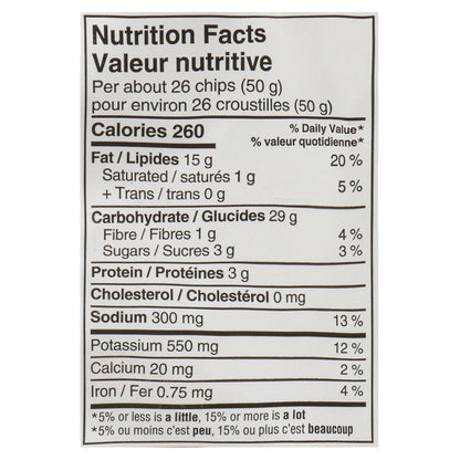 Old Dutch All Dressed Potato Chips  Nutrition Facts