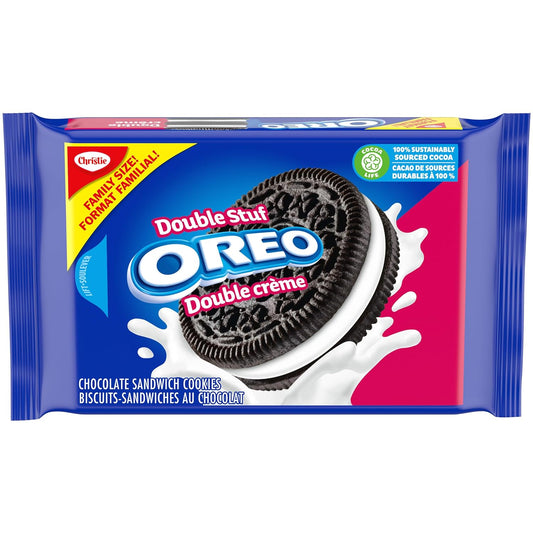 Oreo Double Stuf Original Cookies, Family Size, 436g/15.37oz (Shipped from Canada)