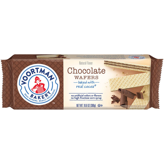 Voortman Bakery Chocolate Wafers 300g/10.06oz (Shipped from Canada)