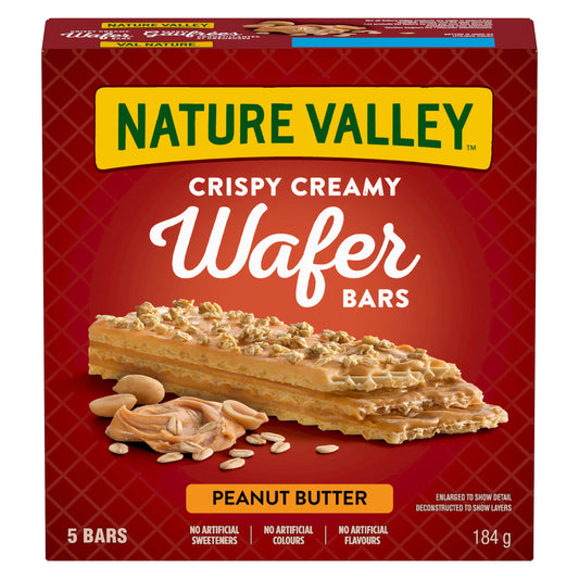Nature Valley Peanut Butter Crispy Creamy Wafer Bars, 184g/6.5oz (Shipped from Canada)