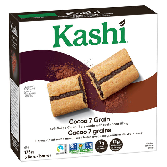 Kashi 7 Grain Cocoa Soft Baked Bars 175g/6.1oz (Shipped from Canada)