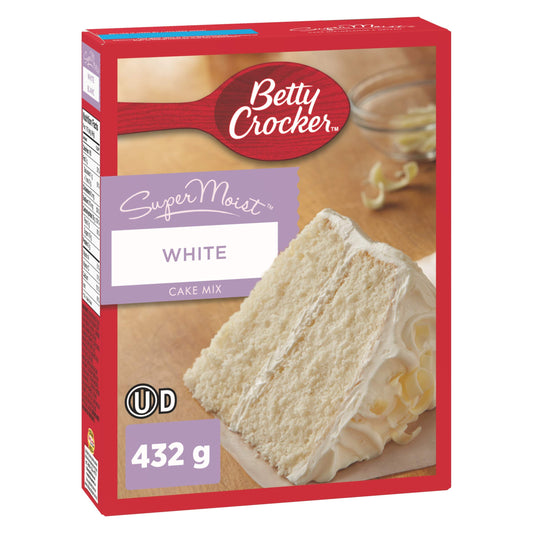 Betty Crocker Super Moist White Cake Mix 461g/16.3oz (Shipped from Canada)