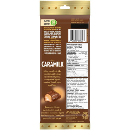 Cadbury Caramilk Chocolate Bars 4x50g 200g/7.05oz (Shipped from Canada)